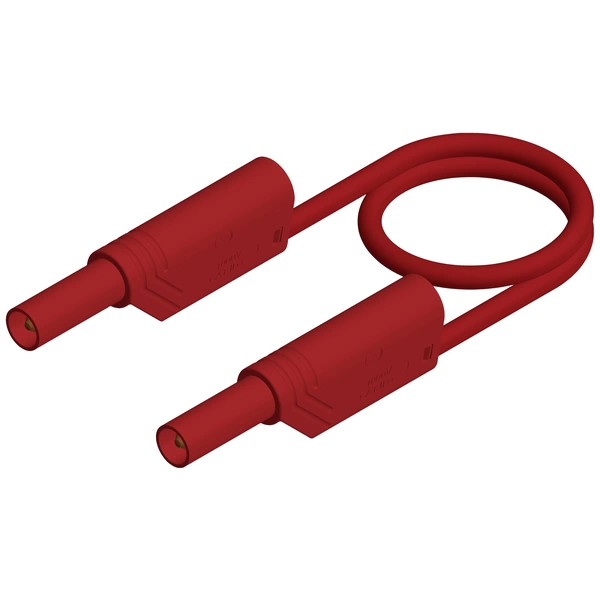 SKS Hirschmann MLS WS 200/1 rt Sicherheits-Messleitung Lamellenstecker 4mm Lamellenstecker 4mm 2.00m Rot 1St. SKS Hirschmann MLS WS 200/1 rt Sicherheits-Messleitung Lamellenstecker 4mm Lamellenstecker 4mm 2.00m Rot 1St.