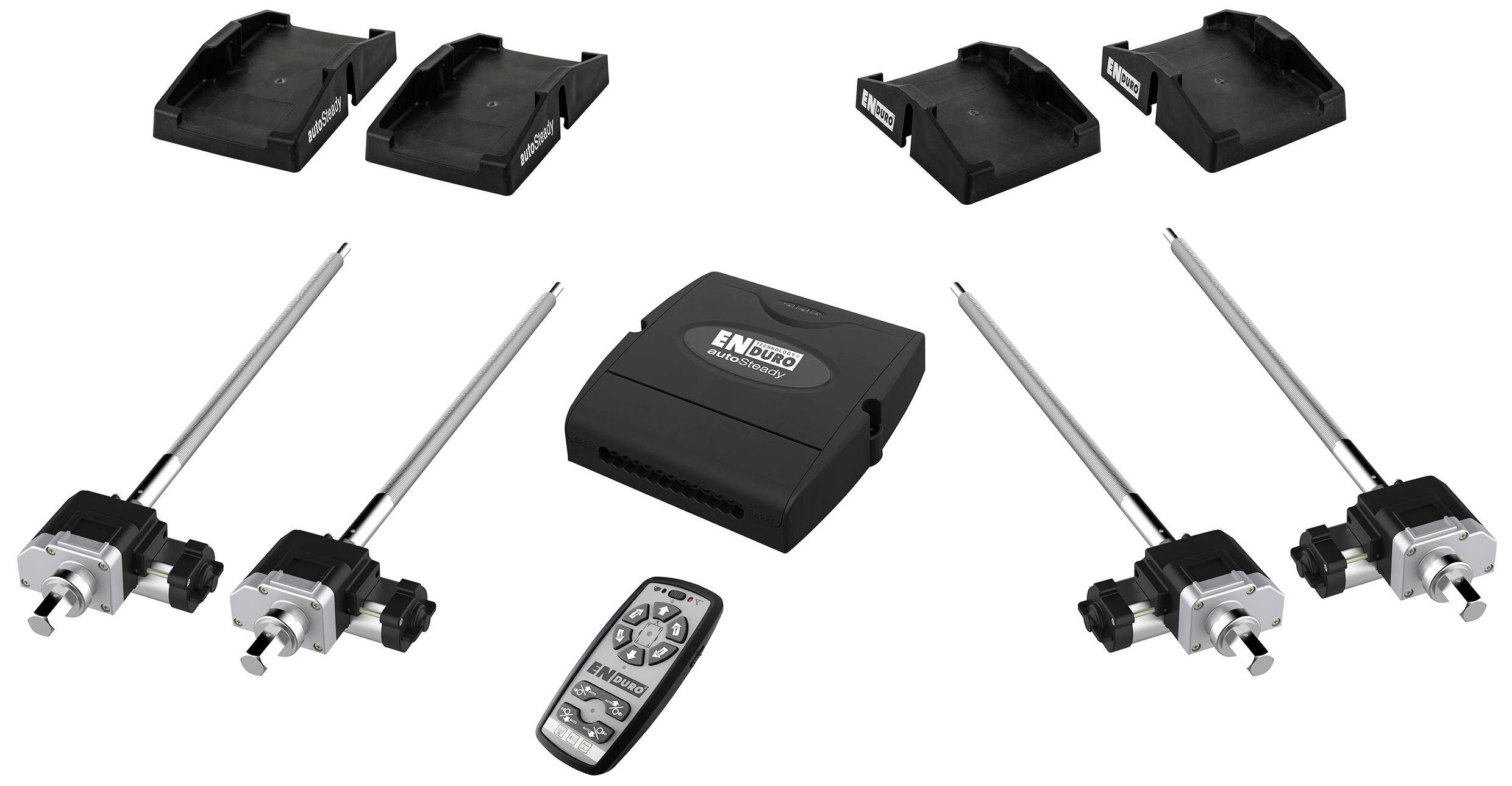 Enduro autoSteady AS101 Anhänger-Stützsystem Inkl. Fernbedienung 1St.