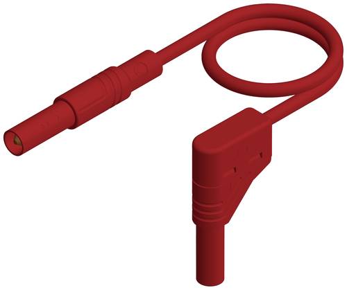 Hirschmann Test & Measurement MLS WG 200/2,5 rt Sicherheits-Messleitung Lamellenstecker 4 mm Lamellenstecker 4 mm 2.00 m Rot 1 St.