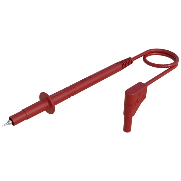 SKS Hirschmann PL 2600 S W rt Sicherheits-Messleitung Lamellenstecker 4mm Prüfspitze 1.00m Rot 1St. SKS Hirschmann PL 2600 S W rt Sicherheits-Messleitung Lamellenstecker 4mm Prüfspitze 1.00m Rot 1St.