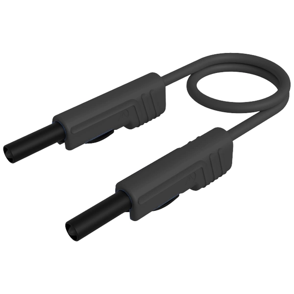 SKS Hirschmann MLB 100/1 V sw Messleitung Lamellenstecker 4 mm Lamellenstecker 4 mm 1.00 m Schwarz SKS Hirschmann MLB 100/1 V sw Messleitung Lamellenstecker 4 mm Lamellenstecker 4 mm 1.00 m Schwarz