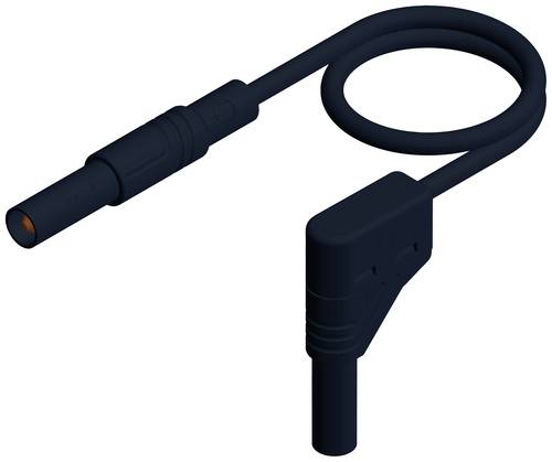 Hirschmann Test & Measurement MLS SIL WG 200/1 Sicherheits-Messleitung Lamellenstecker 4 mm Lamellenstecker 4 mm 2.00 m Schwarz