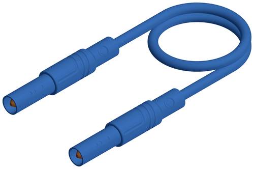 Hirschmann Test & Measurement MLS SIL GG 200/1 Sicherheits-Messleitung Lamellenstecker 4 mm Lamellenstecker 4 mm 2.00 m Blau 1 St.