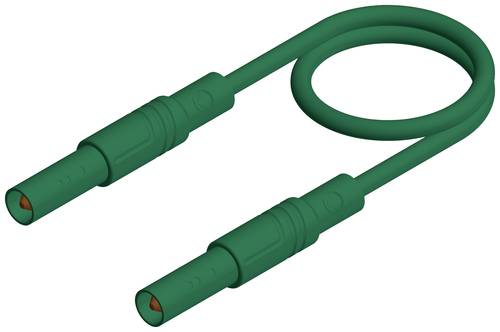 Hirschmann Test & Measurement MLS SIL GG 200/1 Sicherheits-Messleitung Lamellenstecker 4 mm Lamellenstecker 4 mm 2.00 m Grün 1 St.
