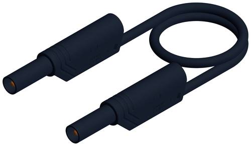 Hirschmann Test & Measurement MLS SIL WS 200/1 Sicherheits-Messleitung Lamellenstecker 4 mm Lamellenstecker 4 mm 2.00 m Schwarz