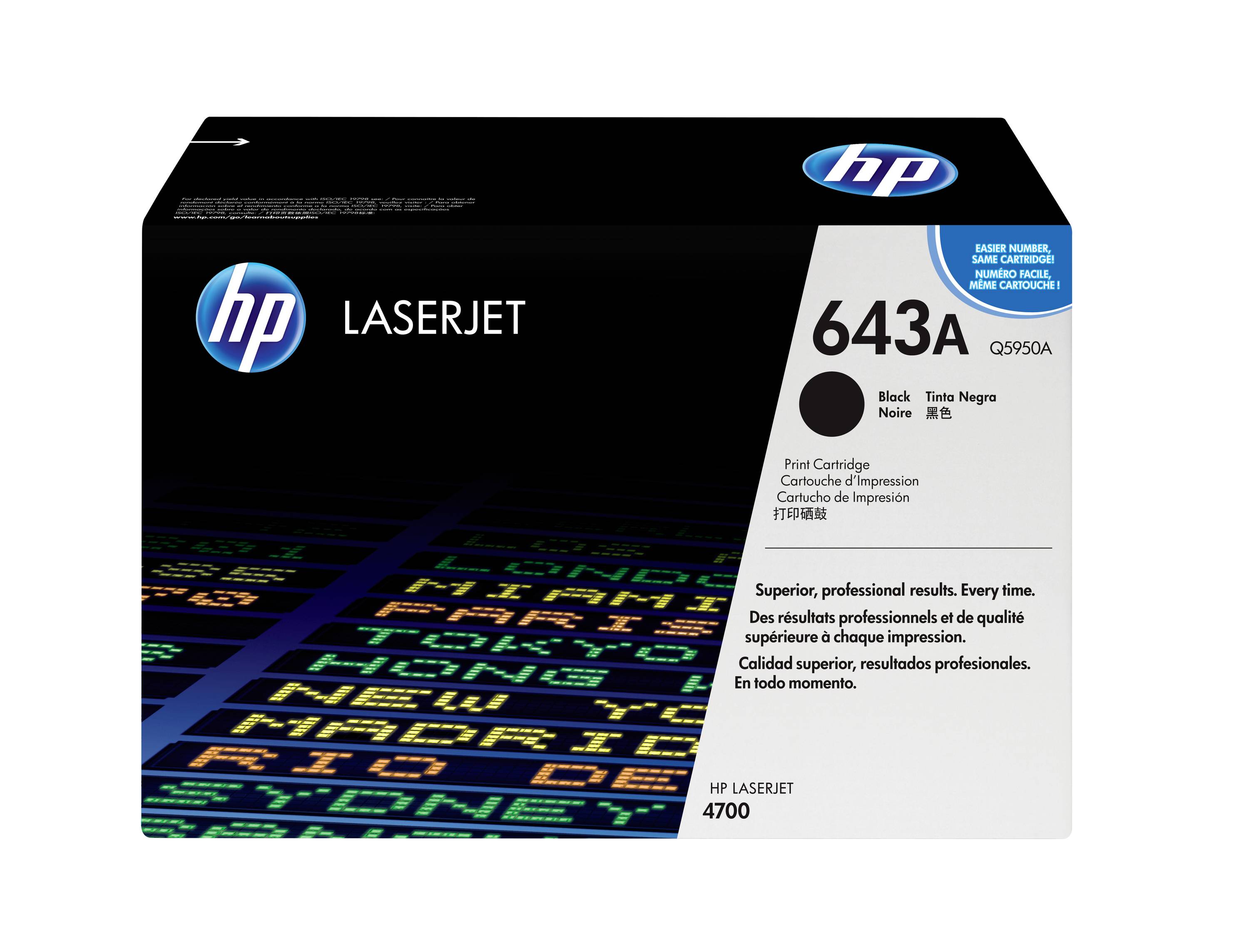HP Toner 643A Original Schwarz 11000 Seiten Q5950A