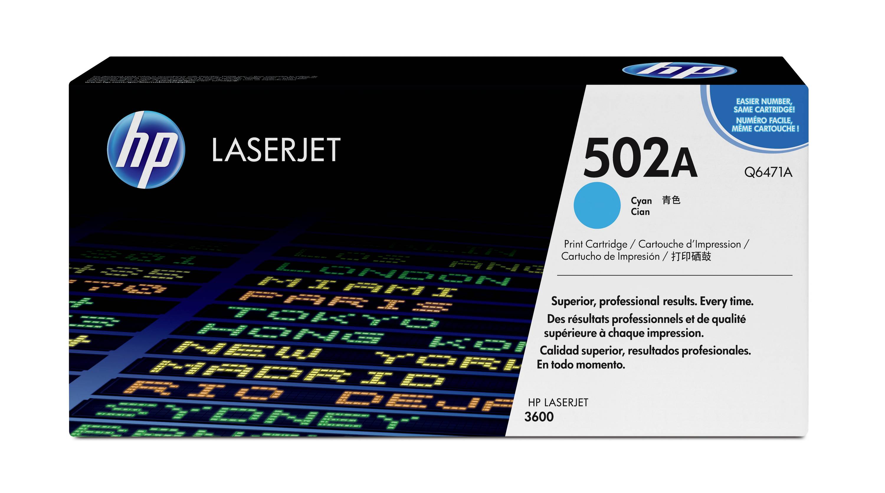 HP Toner 502A Original Cyan 4000 Seiten Q6471A