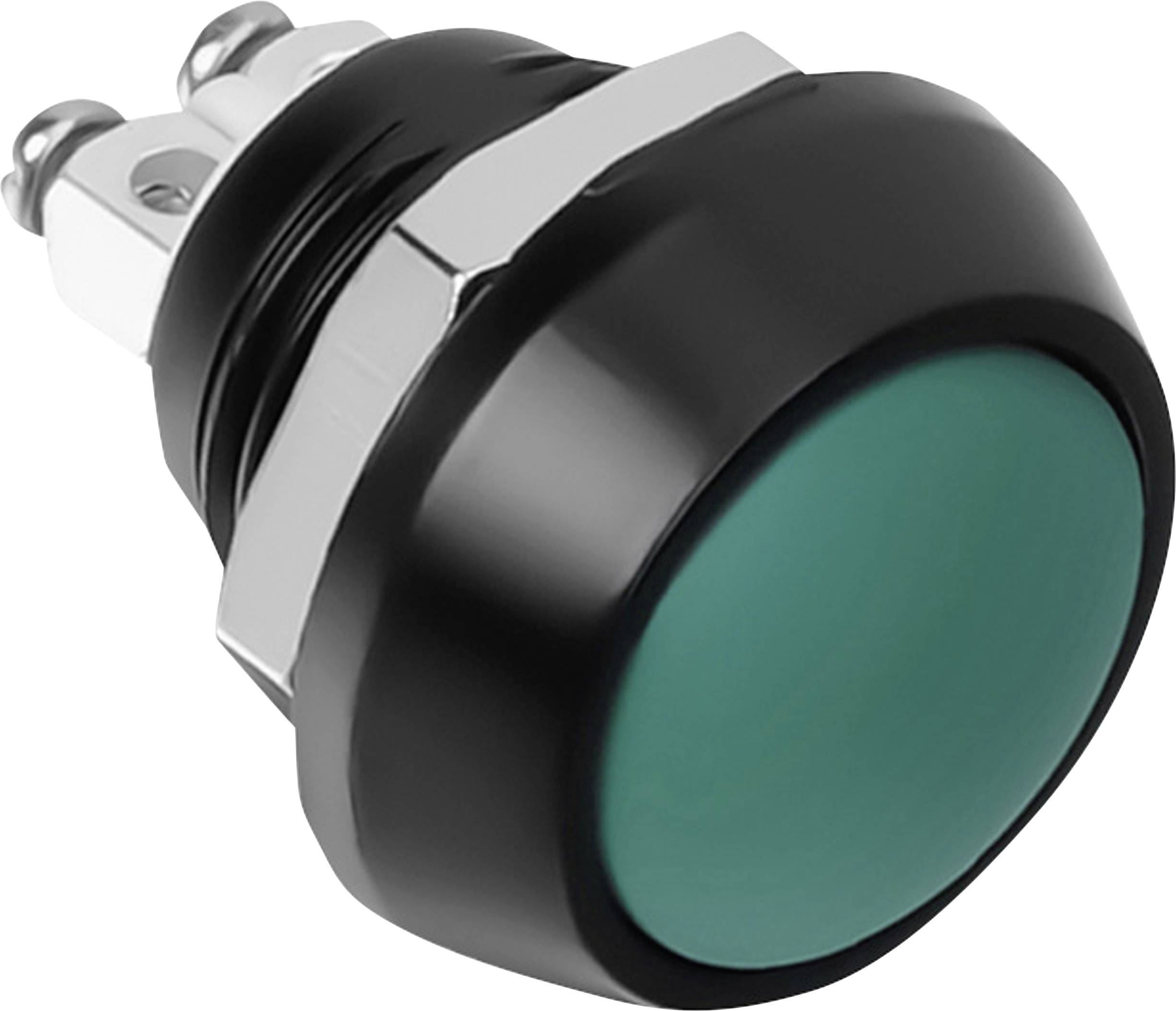 TRU Components 701259 GQ12B-A, GN Vandalismusgeschützter Drucktaster 48 V/DC 2 A 1 x Aus/(Ein) tast