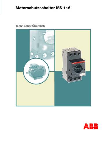 ABB MS 116-2,5 Motorschutzschalter einstellbar 690 V/AC 2.5A 1St.