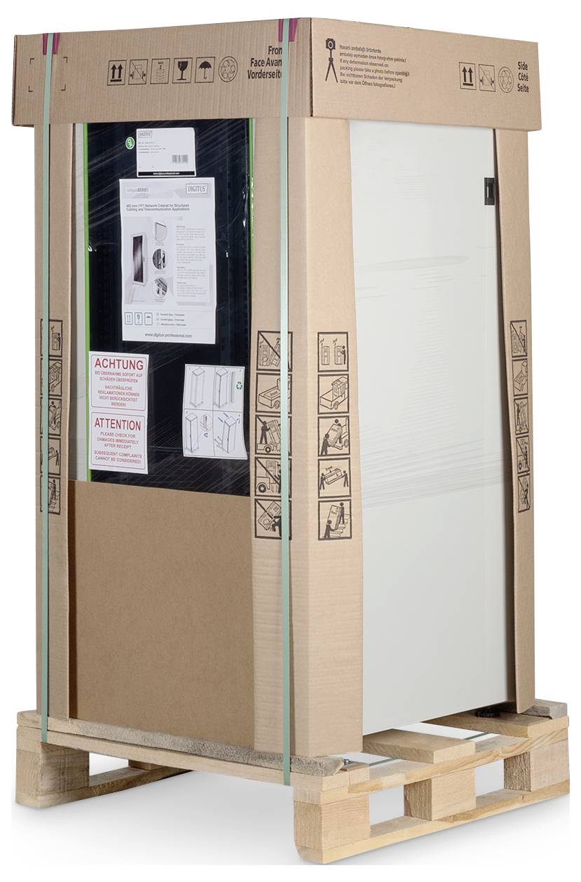 Digitus DN-19 22u-6/6-1 19 Zoll Netzwerkschrank (B x H x T) 600 x 1164 x 600 mm 22 HE Lichtgrau (RAL 7035)