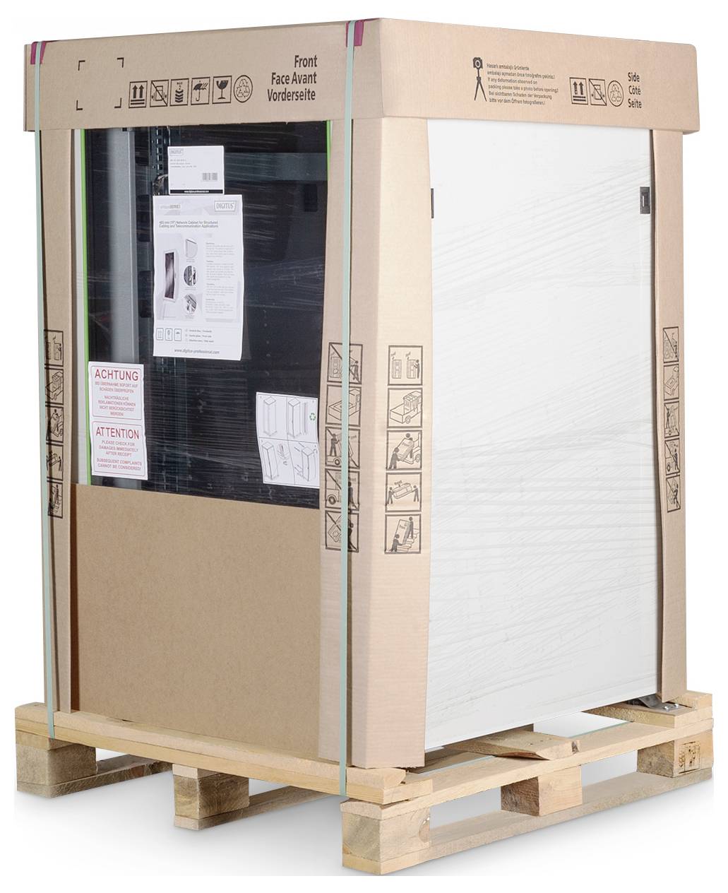 Digitus DN-22U 19-8/8-1 19 Zoll Netzwerkschrank (B x H x T) 800 x 1164 x 800mm 22 HE Lichtgrau (RAL 7035)