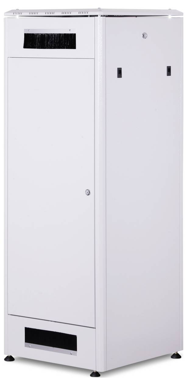 Ein hoher, schmaler, weißer Luftreiniger mit Lüftungsschlitzen oben und unten, geeignet für den Einsatz in großen Räumen.