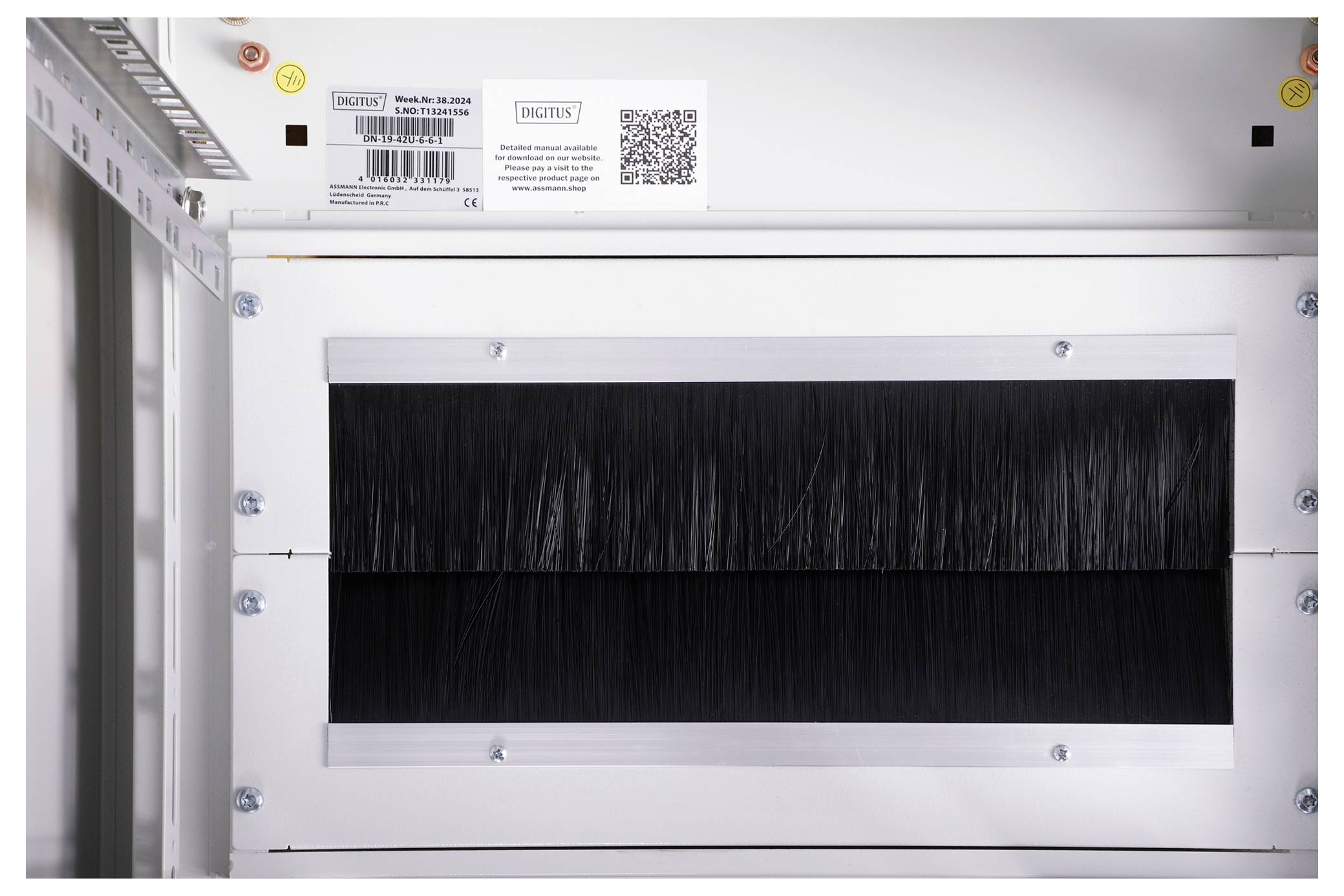 Digitus DN-19 42u-6/6-1 19 Zoll Netzwerkschrank (B x H x T) 600 x 2053 x 600mm 42 HE Lichtgrau (RAL 7035)