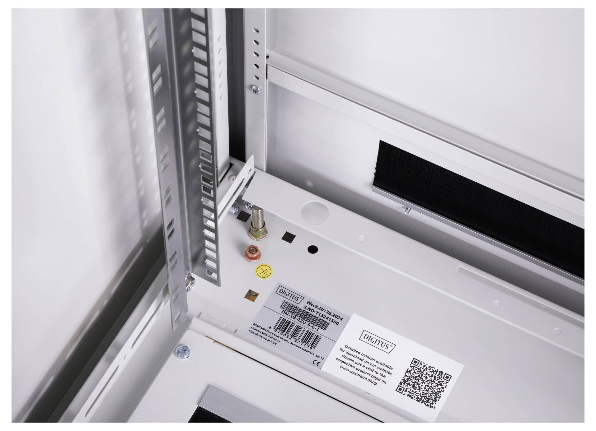 Digitus DN-19 42u-6/6-1 19 Zoll Netzwerkschrank (B x H x T) 600 x 2053 x 600mm 42 HE Lichtgrau (RAL 7035)