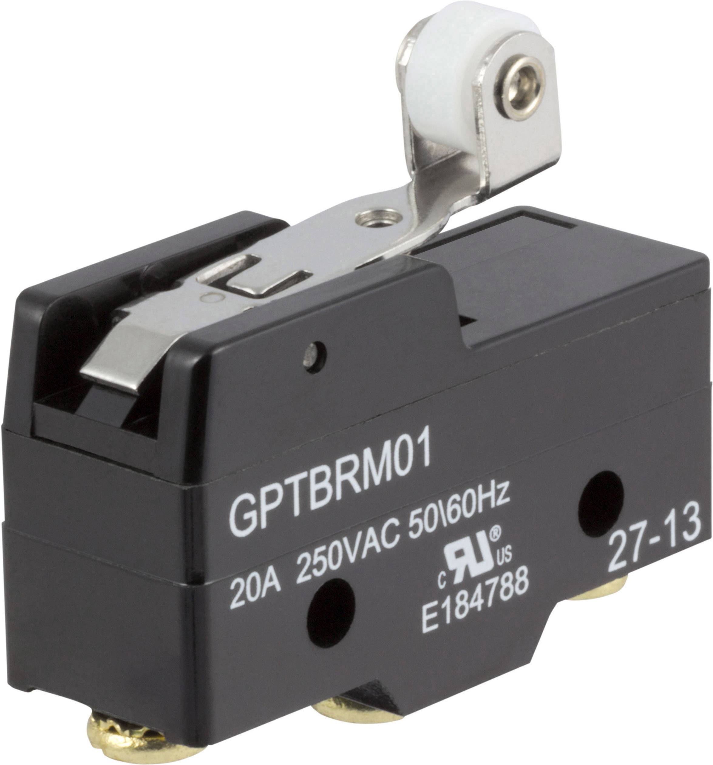 Cherry Switches Mikroschalter GPTBRM01 250 V/AC 20A 1 x Ein/(Ein) tastend 1St.
