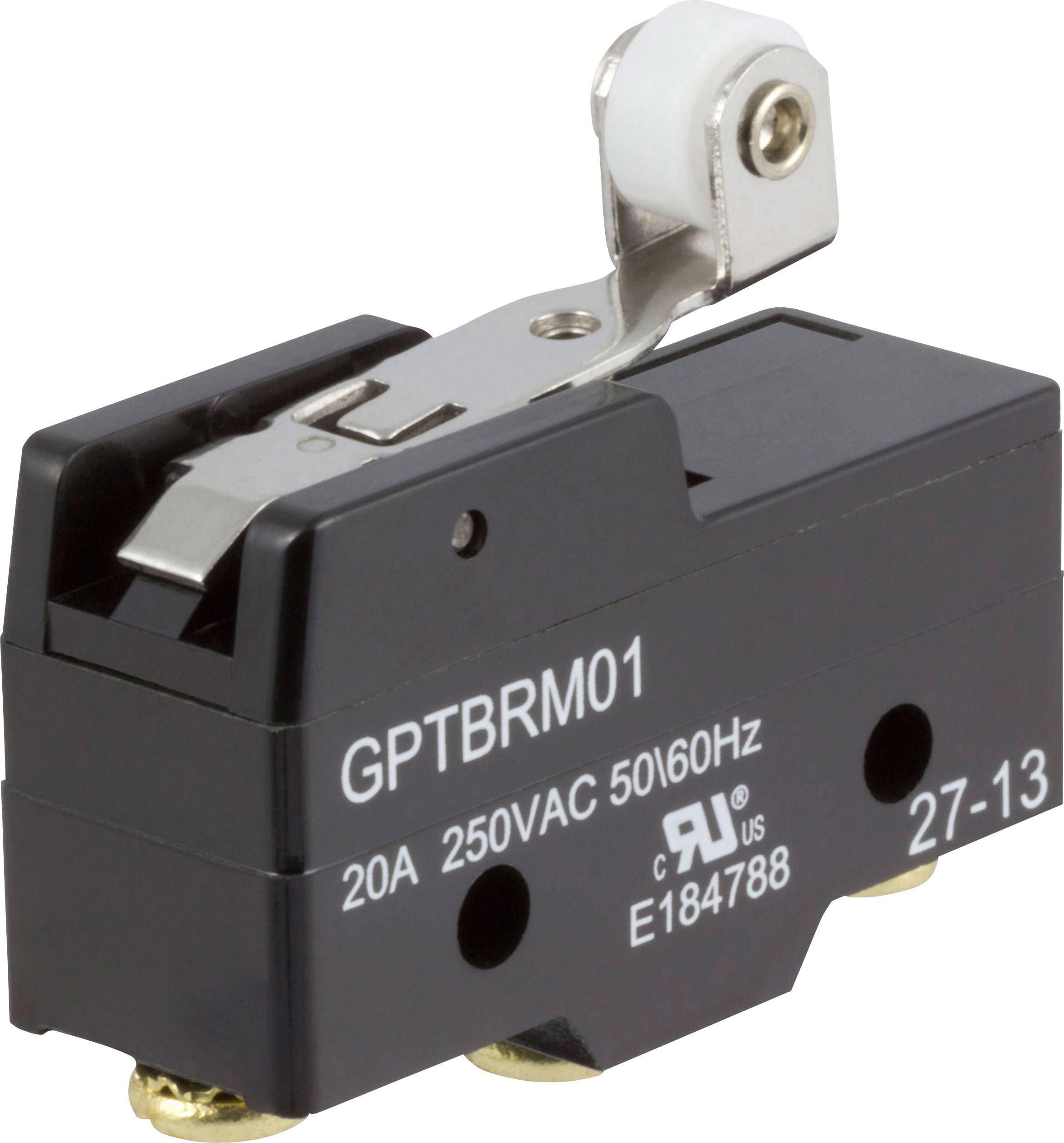 Cherry Switches Mikroschalter GPTBRM01 250 V/AC 20A 1 x Ein/(Ein) tastend 1St.
