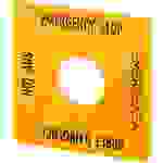 Eaton SQT1 Bezeichnungsschild quadratisch (B x H) 50mm x 50mm NOT-AUS (de, en, fr, it) Gelb