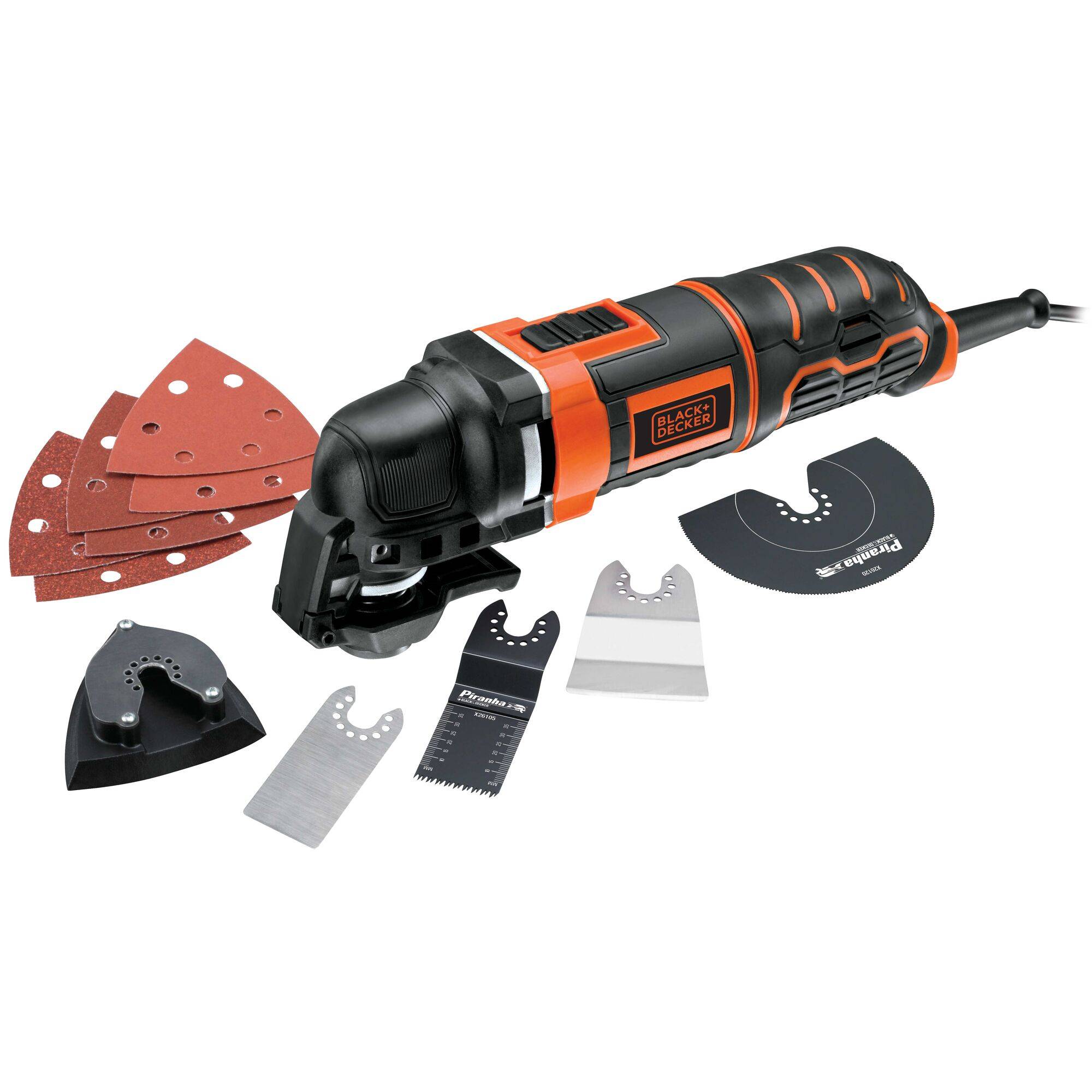 Black & Decker MT300KA MT300KA-QS Multifunktionswerkzeug mit Zubehör, inkl. Koffer 13teilig 300W