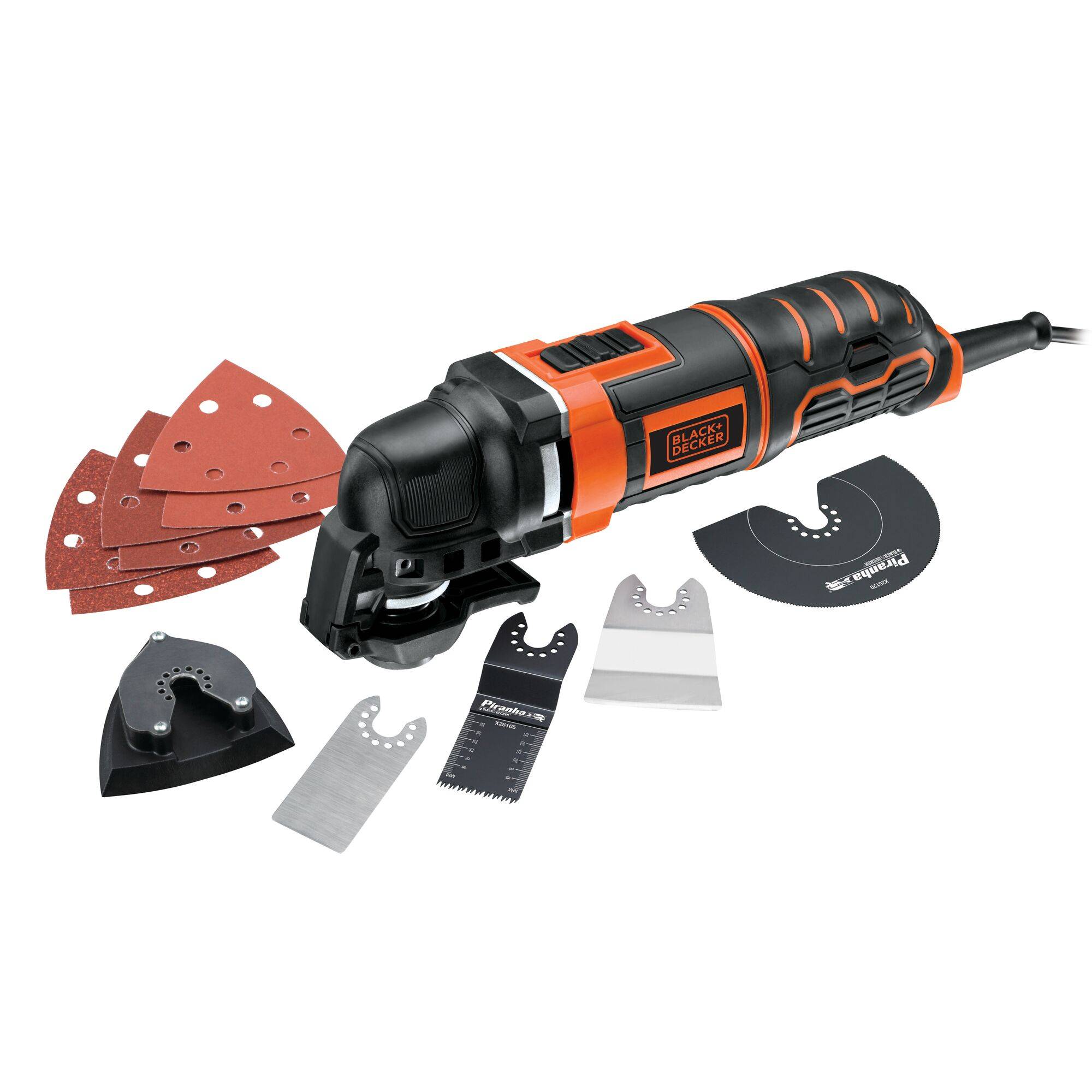Black & Decker MT300KA MT300KA-QS Multifunktionswerkzeug mit Zubehör, inkl. Koffer 13teilig 300W
