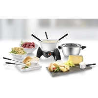 Unold 48615 Fondue 500W mit manueller Temperatureinstellung Schwarz, Silber Unold 48615 Fondue 500W mit manueller Temperatureinstellung Schwarz, Silber