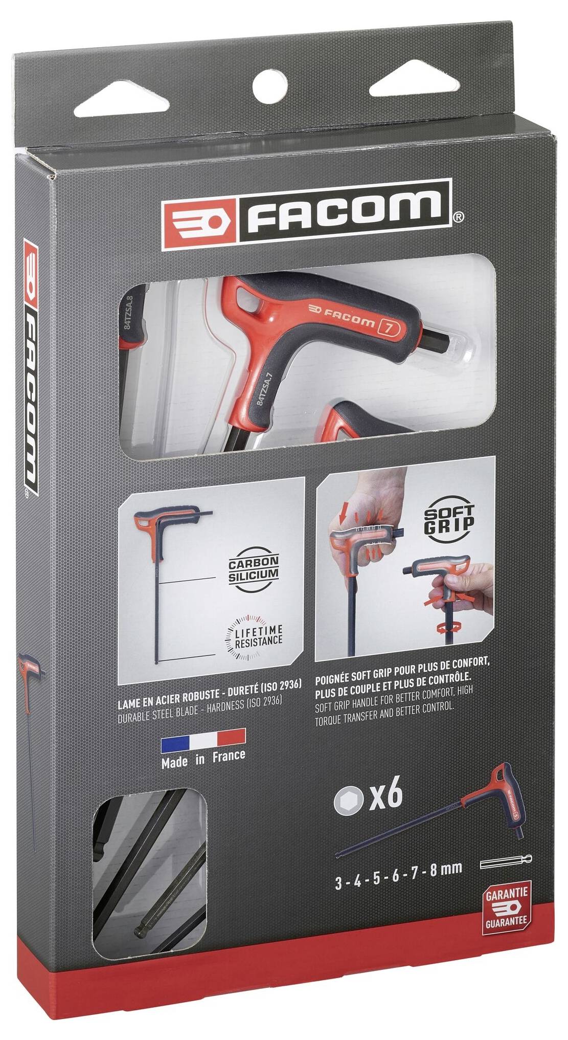 Facom Werkstatt Winkelschraubendreher-Set 6teilig Innen-Sechskant
