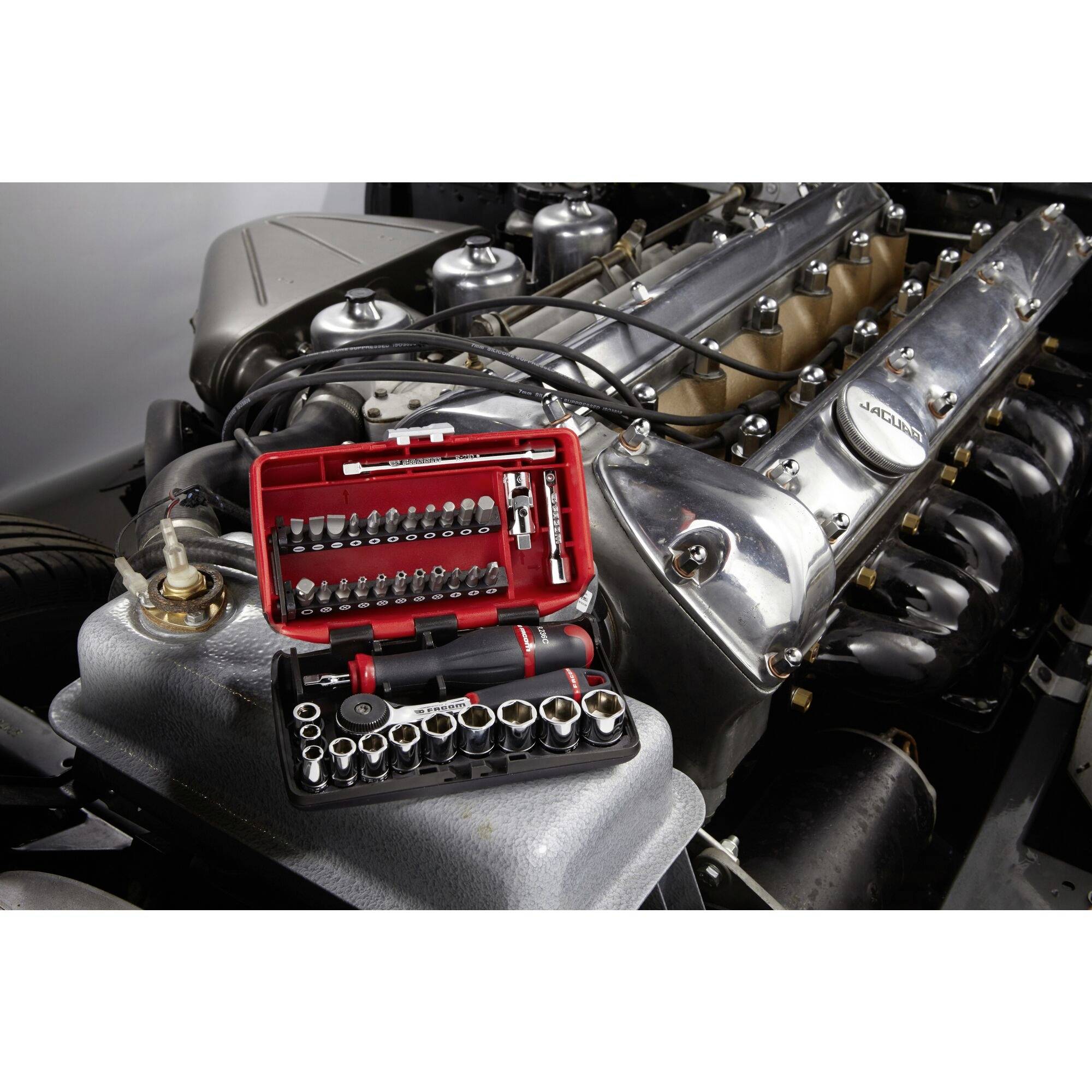 Facom Steckschlüsselsatz metrisch 1/4" (6.3 mm) 38teilig R2NANOPB