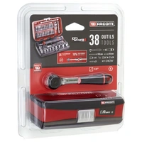 Facom Steckschlüsselsatz metrisch 1/4" (6.3 mm) 38teilig R2NANOPB Facom Steckschlüsselsatz metrisch 1/4" (6.3 mm) 38teilig R2NANOPB