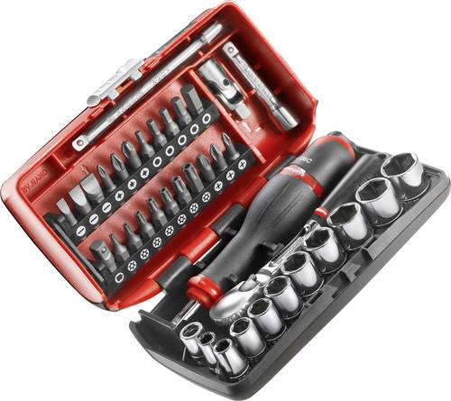 Facom Steckschlüsselsatz metrisch 1/4 (6.3 mm) 38teilig RL.NANO1