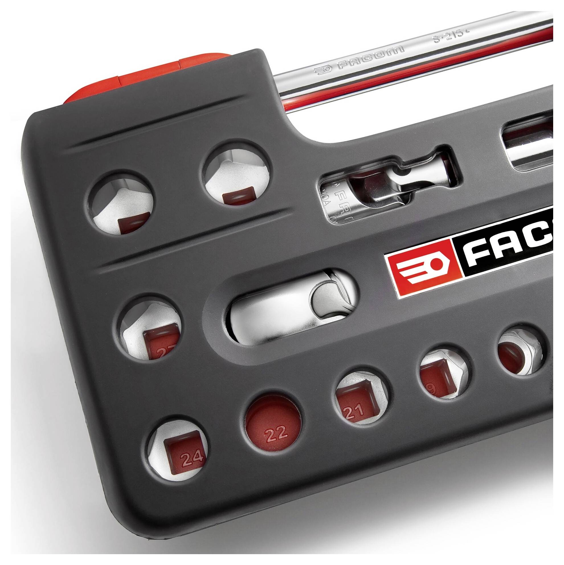 Facom Steckschlüsselsatz metrisch 1/2" (12.5 mm) 21teilig SL.DBOX112PB