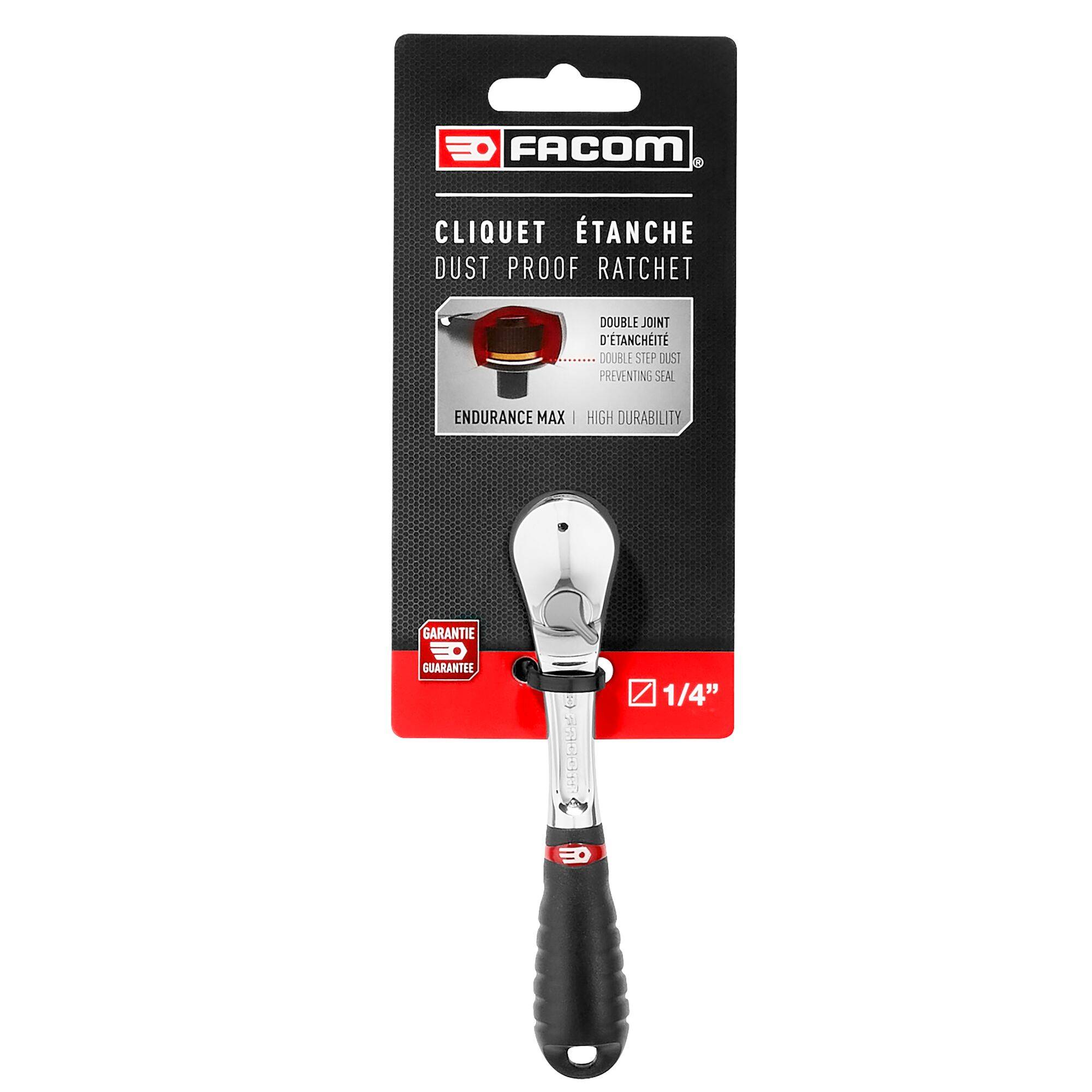 Facom RL.161PB Umschaltknarre 1/4" (6.3 mm) 121 mm