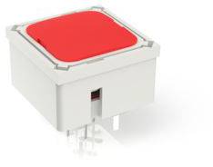 RAFI 3.14.200.021/0000 3.14.200.021/0000 Drucktaster 35V 0.25A 1 x Aus/(Ein) tastend Rot 32St.