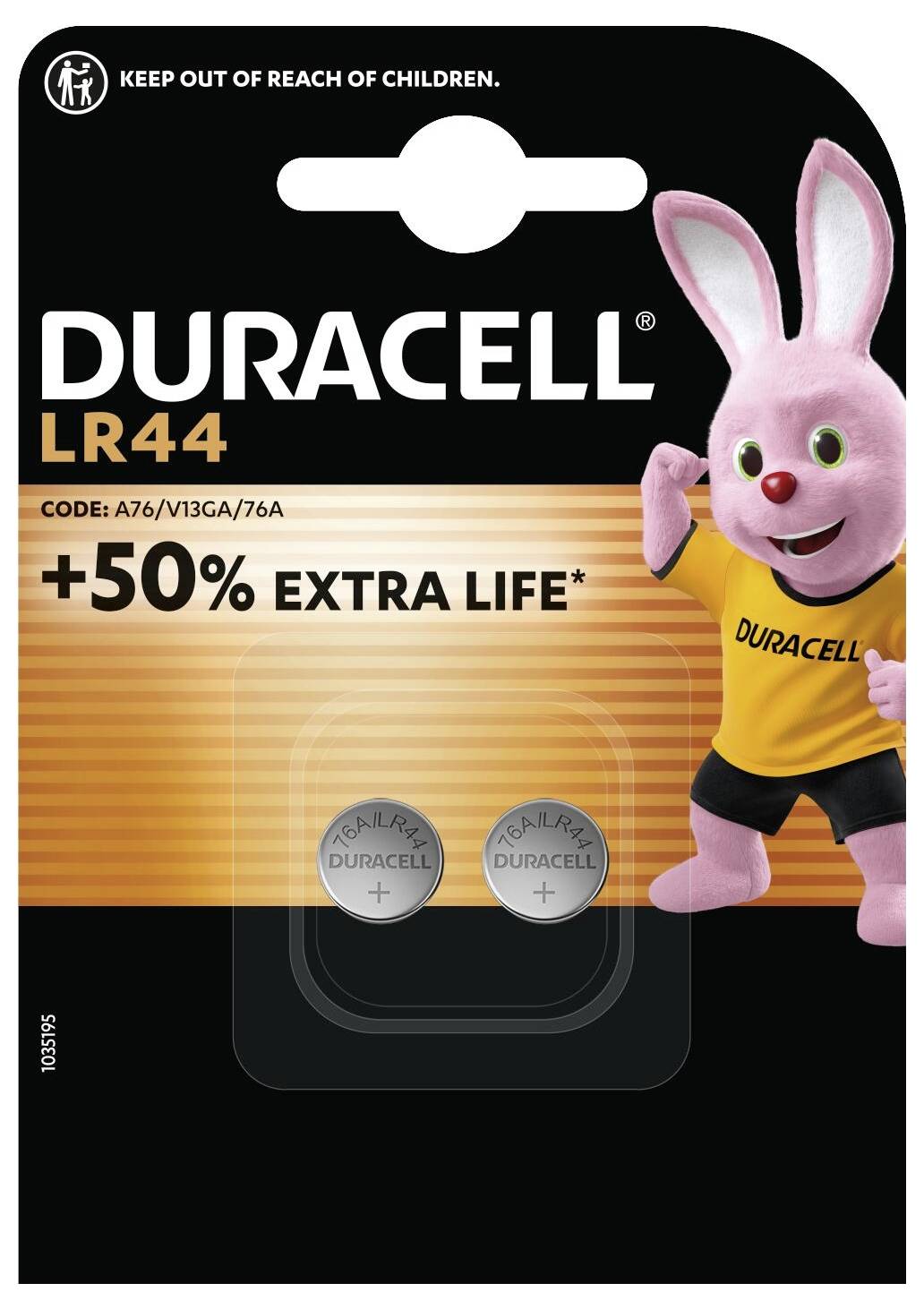 „DURACELL LR44