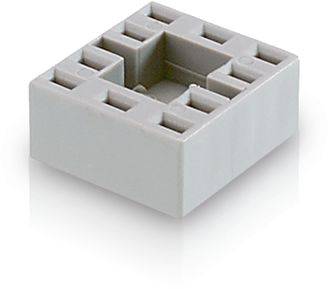 RAFI 5.05.510.645/0000 5.05.510.645/0000 Steckfassung für Leiterplattenmontage (L x B) 22mm x 24mm Grau 50St.