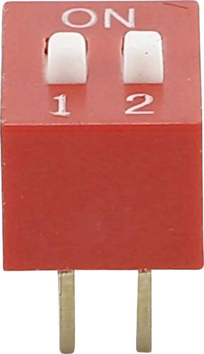 TRU Components 709414 DS-02 DIP-Schalter Polzahl 2 Standard