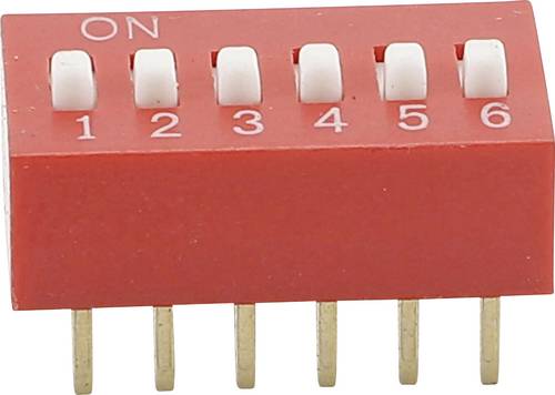 TRU Components 709463 DS-06 DIP-Schalter Polzahl 6 Standard