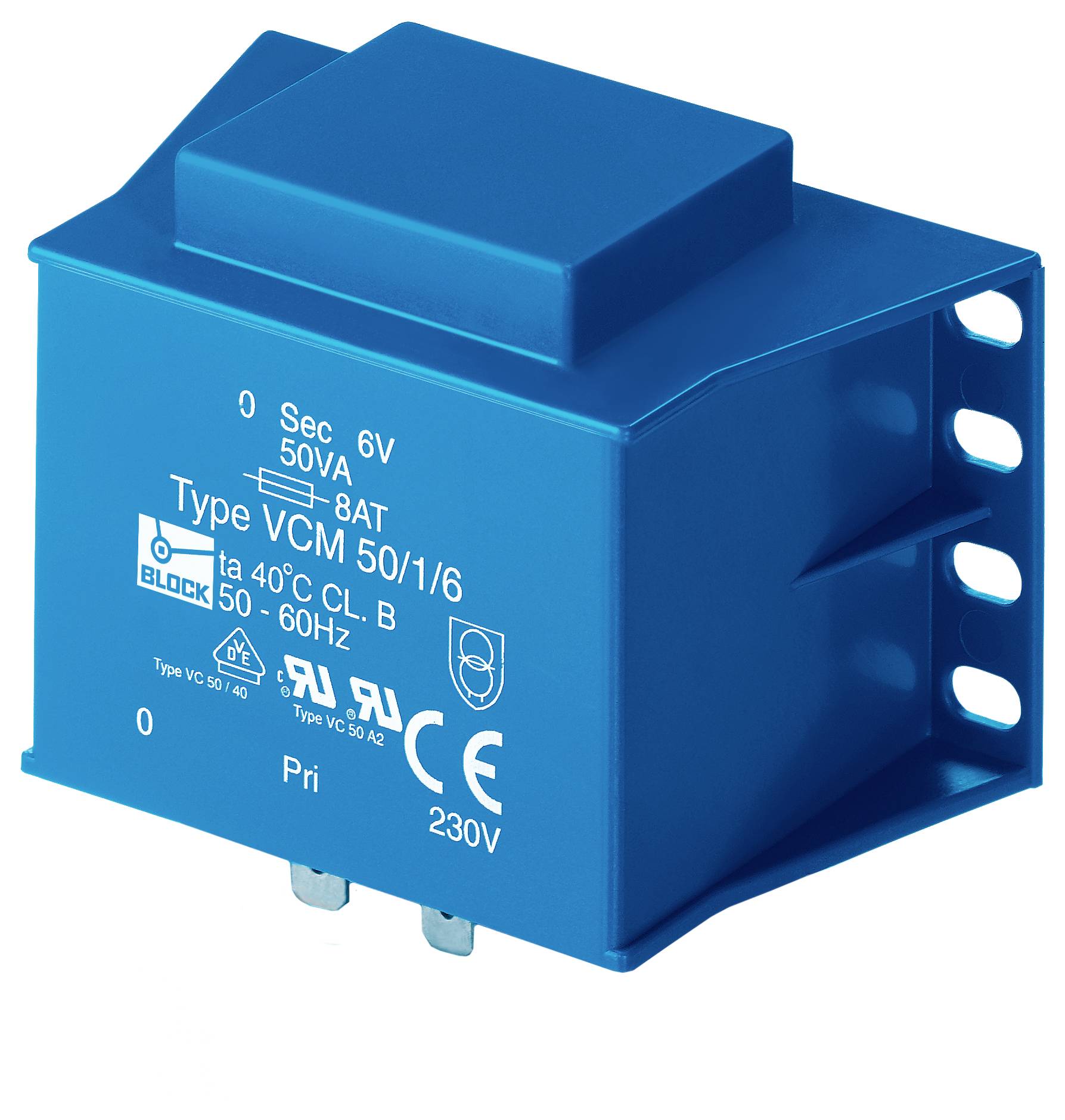 Block VCM 50/1/12 Printtransformator 1 x 230 V 1 x 12 V/AC 50 VA 4.16 A