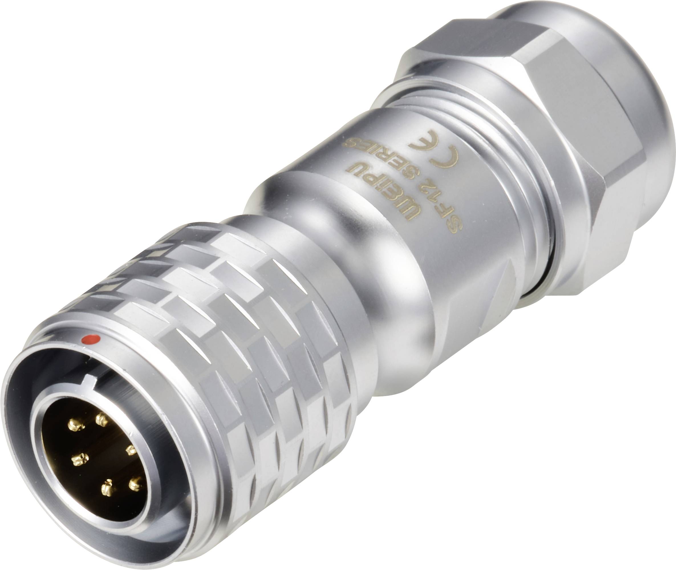 Weipu SF1210/P6 II Rundstecker Stecker, gerade Gesamtpolzahl: 6 Serie (Rundsteckverbinder): SF12 1