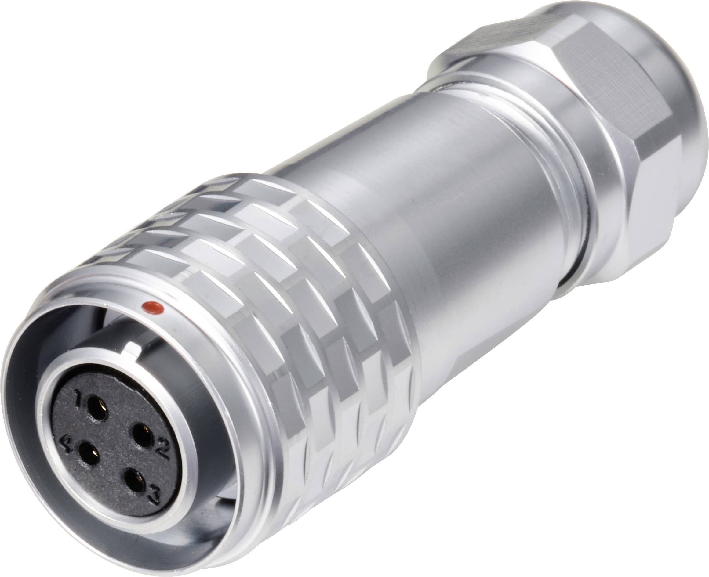 Weipu SF1210/S4 I Rundstecker Kupplung, gerade Gesamtpolzahl: 4 Serie (Rundsteckverbinder): SF12 1