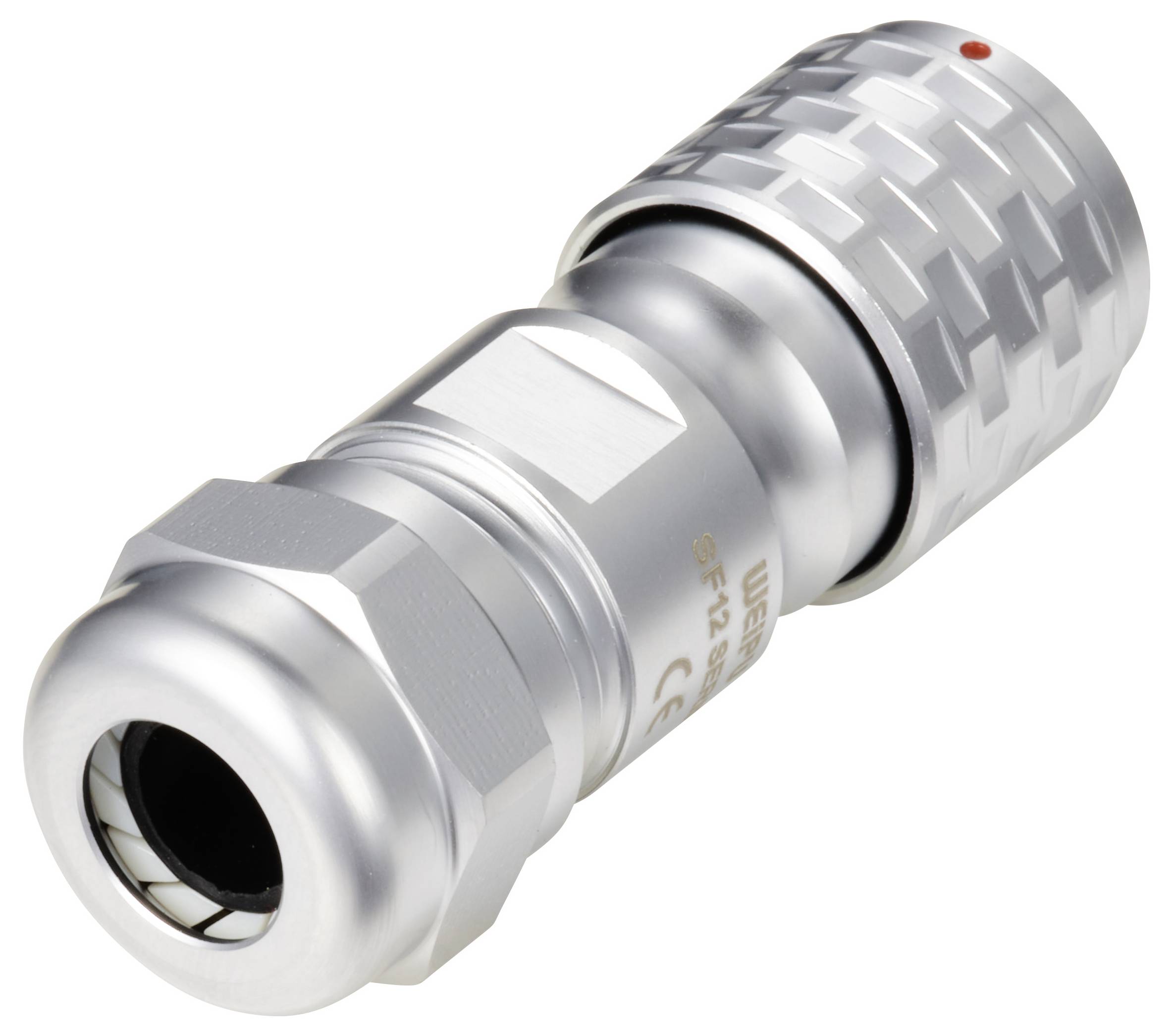 Weipu SF1210/S7 II Rundstecker Kupplung, gerade Gesamtpolzahl: 7 Serie (Rundsteckverbinder): SF12 1St.