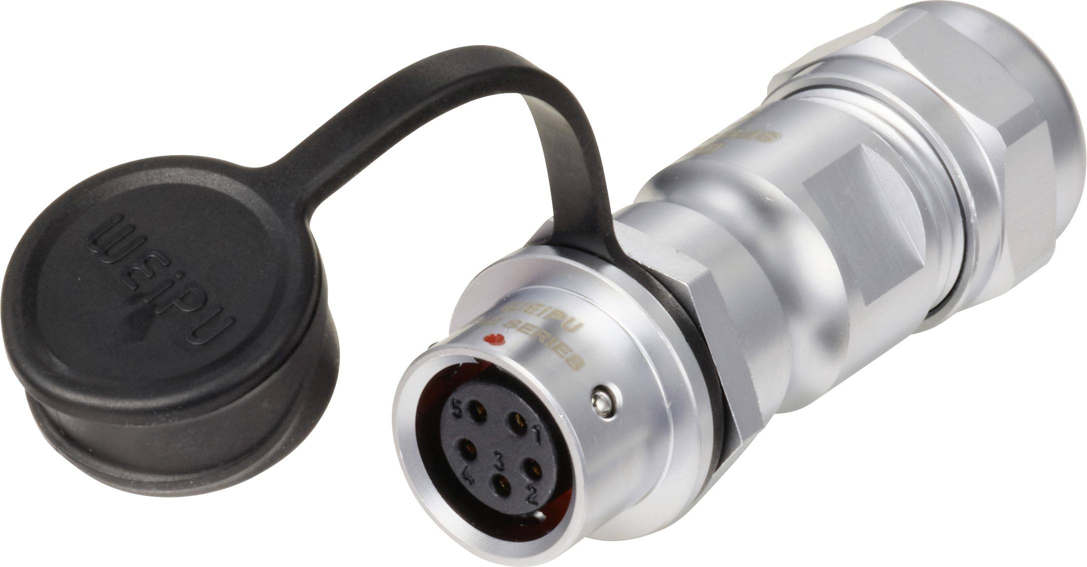 Weipu SF1211/S5 II Rundstecker Kupplung, gerade Gesamtpolzahl: 5 Serie (Rundsteckverbinder): SF12 1