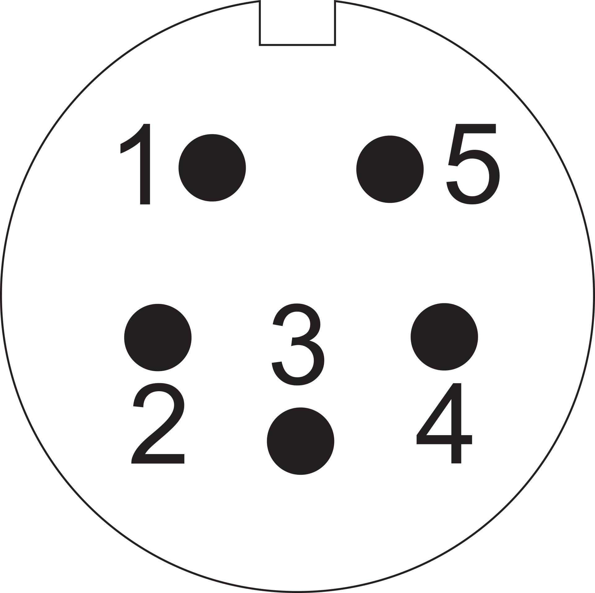 Weipu SF1211/S5 II Rundstecker Kupplung, gerade Gesamtpolzahl: 5 Serie (Rundsteckverbinder): SF12 1St.