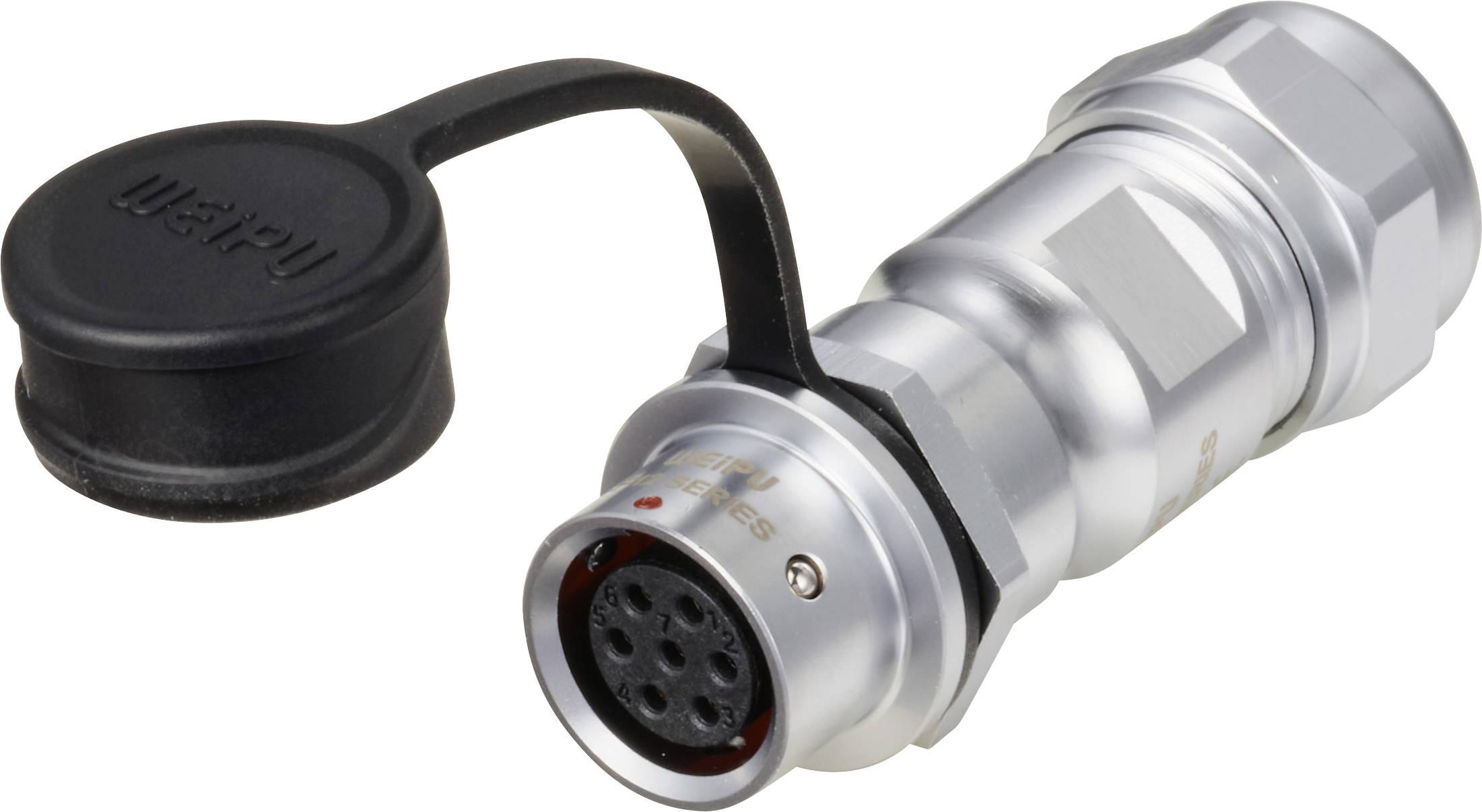 Weipu SF1211/S7 II Rundstecker Kupplung, gerade Gesamtpolzahl: 7 Serie (Rundsteckverbinder): SF12 1