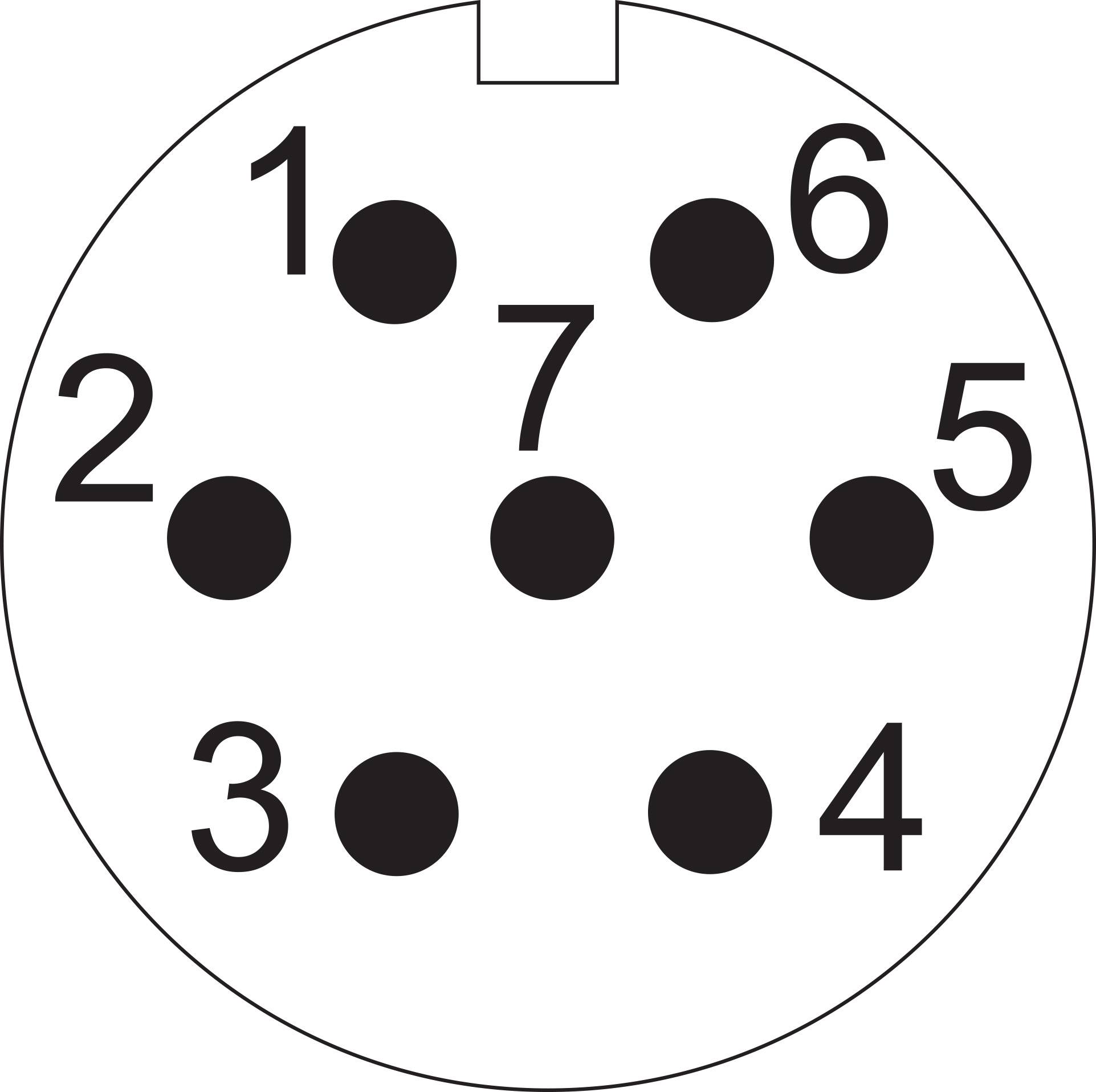 Weipu SF1213/S7 Rundstecker Kupplung, gerade Gesamtpolzahl: 7 Serie (Rundsteckverbinder): SF12 1St.