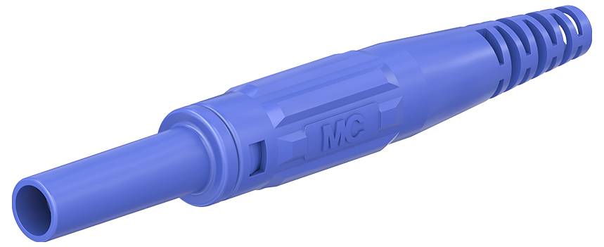 Stäubli XK-410 Laborbuchse Buchse, gerade Stift-Ø: 4 mm Blau 1 St.