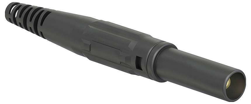 Stäubli XL-410 Laborstecker Stecker, gerade Stift-Ø: 4mm Schwarz 1St.