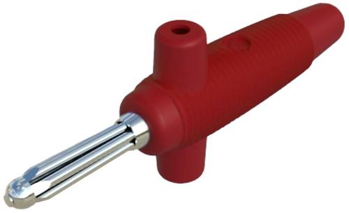 Hirschmann Test & Measurement Buela 300 K Büschelstecker Stecker, gerade Stift-Ø: 4 mm Rot