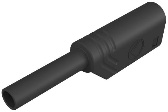 SKS Hirschmann MST S WS 30 Au Laborstecker Stecker, gerade Stift-Ø: 2mm Schwarz 1St.