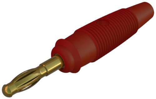 Hirschmann Test & Measurement LAS 30 Lamellenstecker Stecker, gerade Stift-Ø: 4 mm Rot
