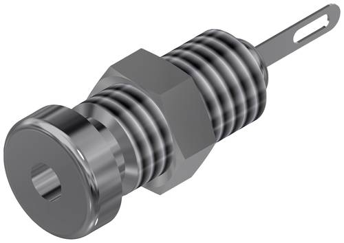 SKS Hirschmann 935980165 2mm MBU 1 Insulated Socket 6A Silver