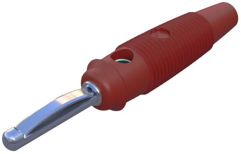 SKS Hirschmann VQ 20 Bananenstecker Stecker, gerade Stift-Ø: 4mm Rot